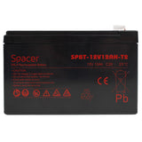 Acumulator UPS SPACER 12V/12Ah, negru