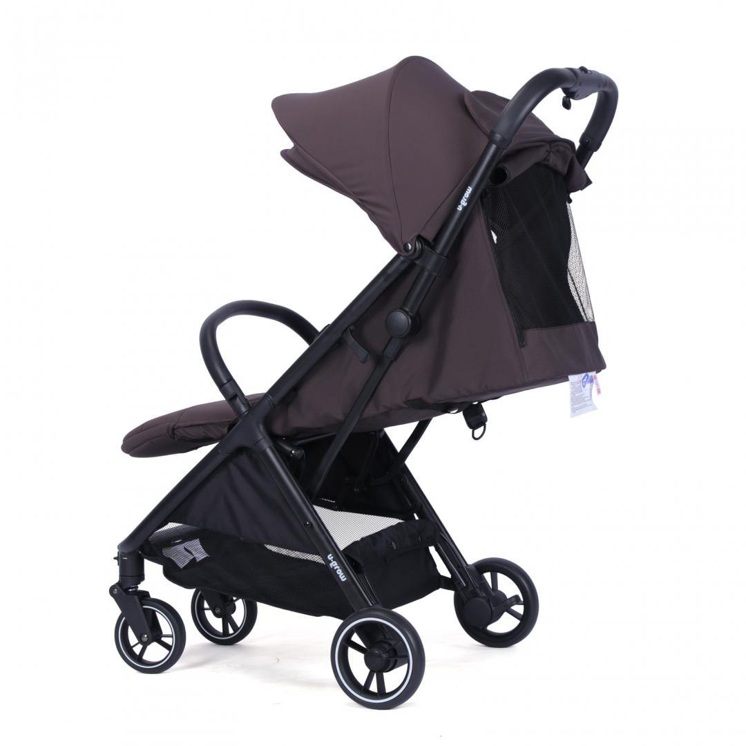 Carucior sport U-Grow autofold, 0-48 luni, gri