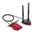 Adaptor wireless TP-Link, ARCHER AX3000E, Wi-Fi 6 Bluetooth 5.0 PCIe, Two High-Gain Dual Band Antennas, Wireless Standards: IEEE 802.11ax/ac/n/a 5 GHz, IEEE 802.11ax/n/g/b 2.4 GHz, Bluetooth 5.0/4.2/4.0, 5 GHz, 2.4 GHz.