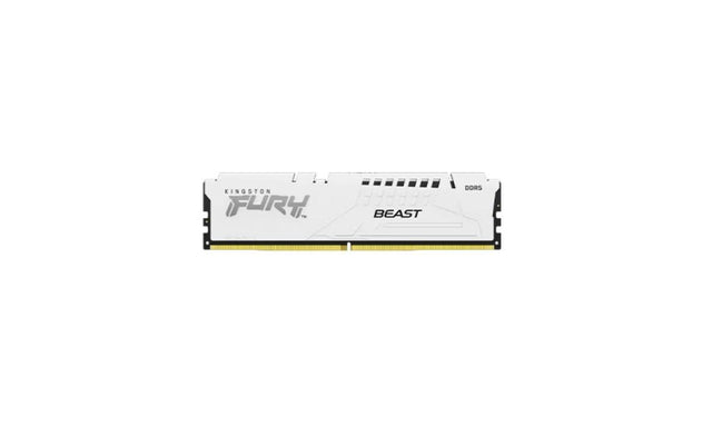 Memorie RAM Kingston, DIMM, DDR5, 64GB, 5600MHz, CL36, 1.35V, FURY Beast White, Kit of 2