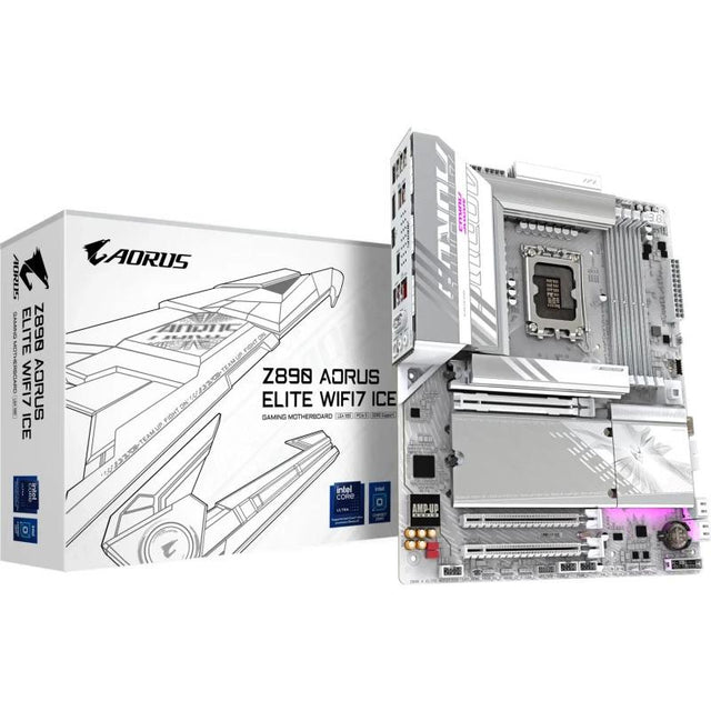 Placa de baza Gigabyte Z890 AORUS ELITE WIFI7 ICE, Socket 1851, DDR5, ATX