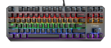 Tastatura Trust GXT834 Callaz Tenkeyless cu fir mecanica, negru