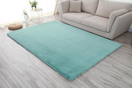 Covor Heinner Shaggy soft blanita Turcoaz 200x300 cm
