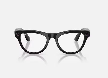 RayBan Meta SKYLER High Bridge Fit - Shinny Black - Amethyst Transitions® Gen2