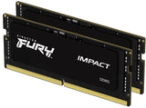 Memorie RAM notebook Kingston  64GB, DDR5, 5600MHz, CL40, 1.1v, Dual Channel Kit, FURY Impact,