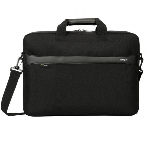 Geanta laptop slim Targus GeoLite, pentru laptopuri de 16" sau mai mici, dimensiuni: 40 x 4.5 x 28 cm, greutate 0.56 kg, gri