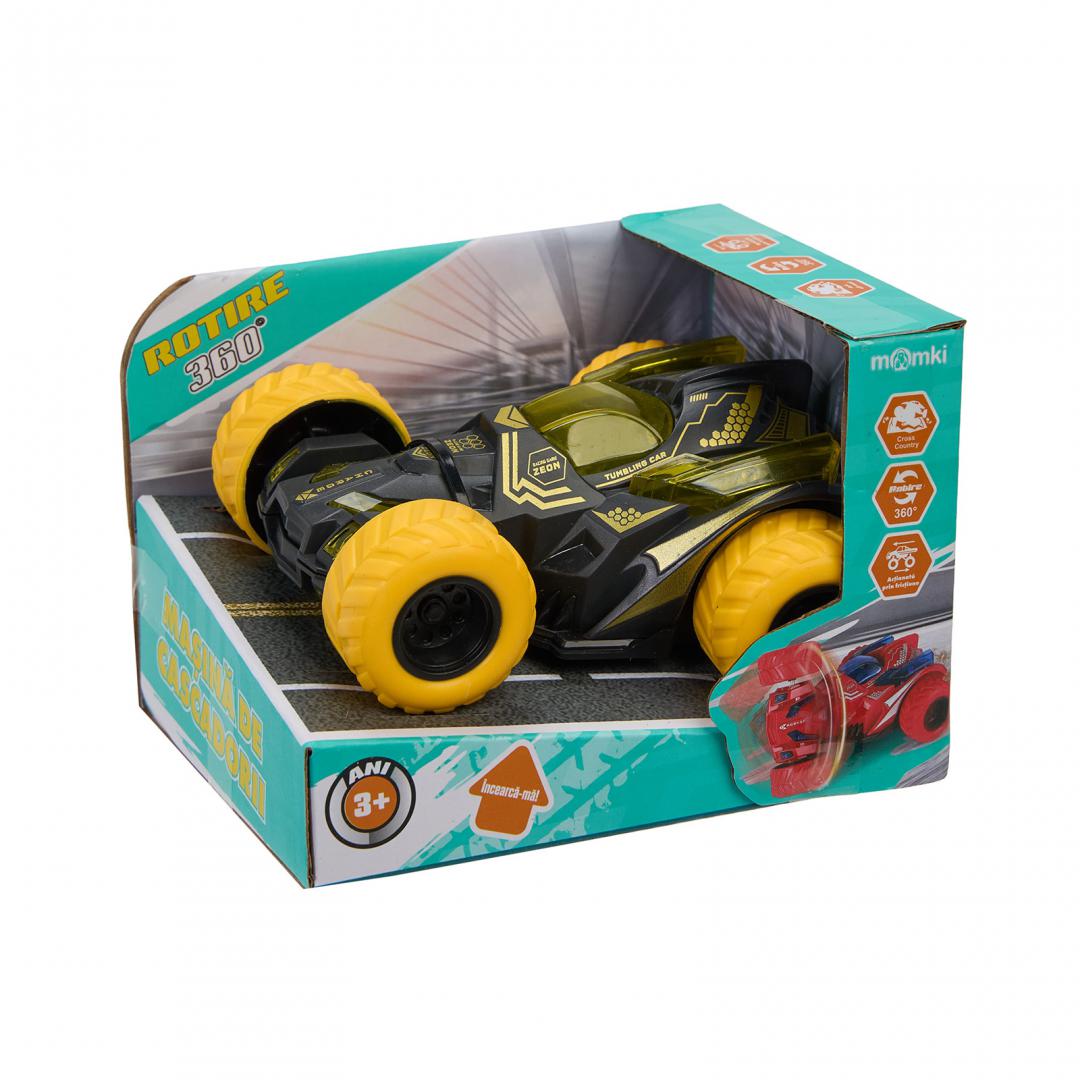 MASINA PENTRU CASCADORII, OFF-ROAD, 360 DE GRADE, MOMKI, NEGRU