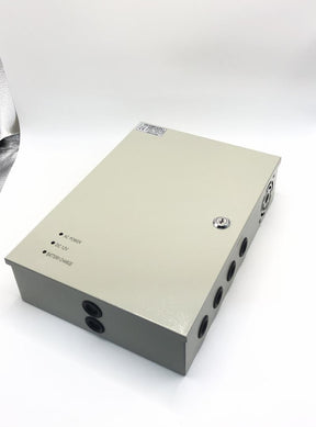 SURSA ALIMENTARE 15A CARCASA METAL 18 canale Input voltage: 110V AC~220V AC; Output voltage: 12V DC 15A Backup battery: Support 12V/7AH (not included)