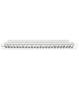 Patchpanel 19" 24 porturi(SFA)(SFB) goale,1UH,RAL7035,scurt
