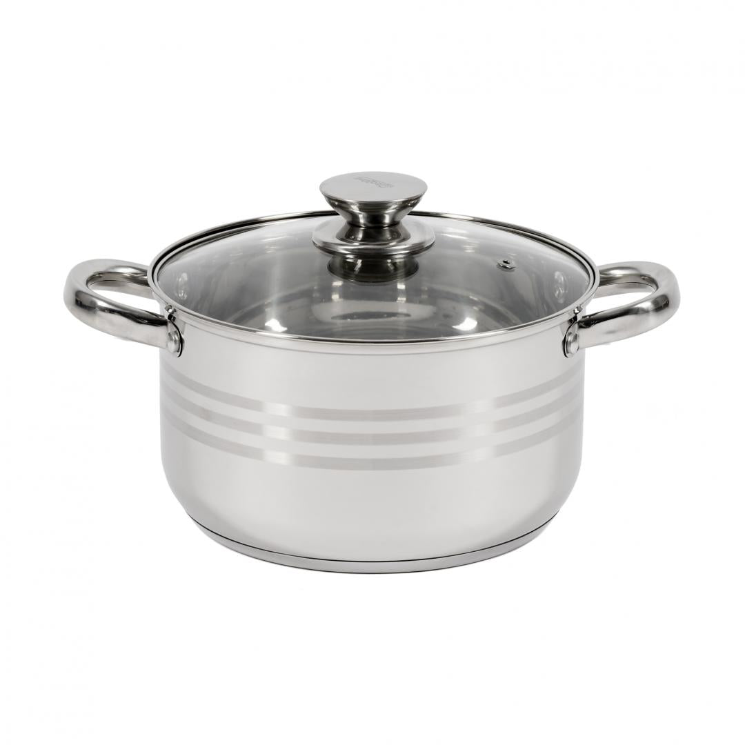 SEMIOALA INOX+CAPAC, 22X12.5 CM, 4.5 L, MYRA, COOKING  BY HEINNER