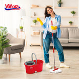 SET CURATENIE CU MOP ROTATIV, CLEAN360, ROSU