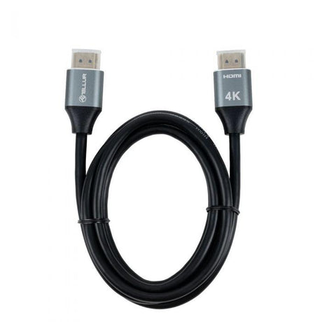 Cablu Tellur High Speed HDMI 2.0 4k, viteza 18Gbps, plug-plug, tata- tata, lungime cablu 3m, negru