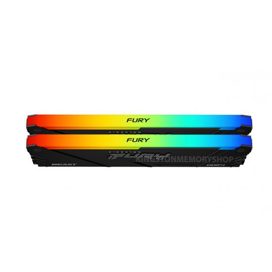 Memorie RAM Kingston FURY Beast RGB 32GB DDR4 3200MHz CL16