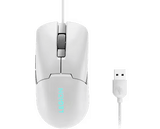 Mouse gaming Lenovo Legion M300s, Iluminare RGB, 8k DPI, Sensor Pixart, Glacier White