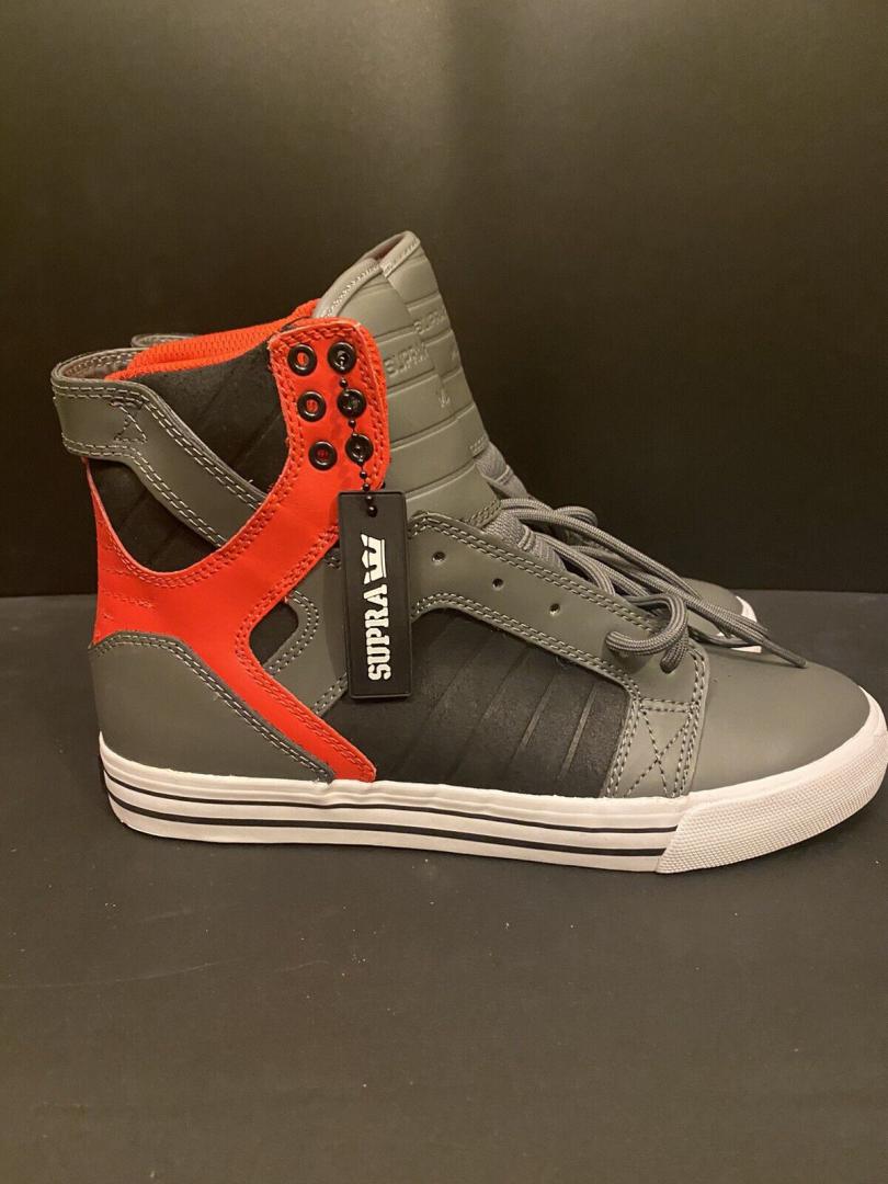 INCALTAMINTE SUPRA SKYTOP IV LIGHT GREY/WHITE/CHARCOAL, 44.5