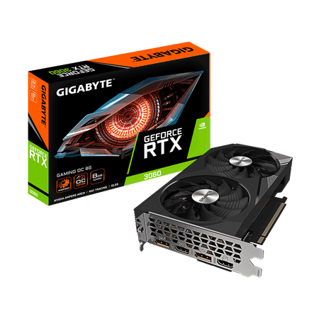 Placa Video GIGABYTE GeForce RTX 3060 GAMING OC 8GB GDDR6 128-bit rev 2.0