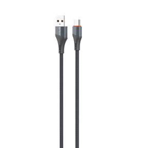 Cablu Serioux USB-A - TYPE-C 2M 30W.Lungime: 200 cm, ieșire: 30W, tip cablu: USB-A la USB-C, culoare: Gri, funcție: încărcare și sincronizare