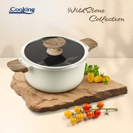 CRATITA ALUMINIU+CAPAC 20x9.5CM,2.5 L, WILD STONE, COOKING BY HEINNER