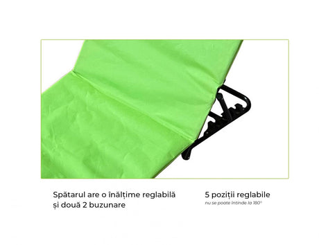 HEINNER COVOR PLAJA TIP SEZLONG-141*45*51CM, LIME