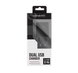 Lemontti Incarcator Retea 2.4A 2 porturi USB-A Negru