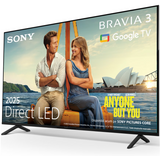 Televizor Sony BRAVIA 3 LED 50S35, 126 cm, Smart Google TV, 4K Ultra HD, Clasa E