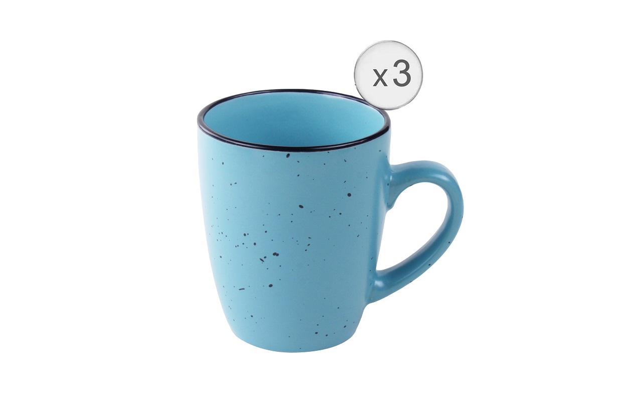 SET 3 CANI CERAMICA 354 ML, ELECTRA, ART OF DINING BY HEINNER