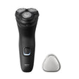 Aparat de ras PHILIPS Seria 1000 S1141/00, Autonomie 40 min, 3 elemente de taiere, Negru, L x A x I (mm) 80x100x190