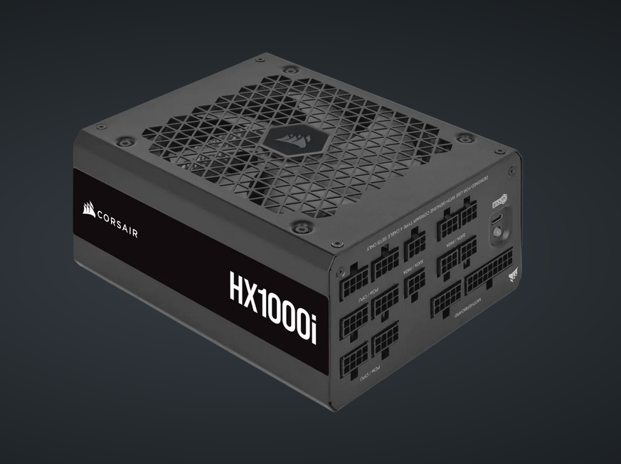 Sursa Corsair HX1000i 1000W, 80+ PLATINUM full modulara, ATX 3.0, PCI E Connector 5, SATA Connector 8, PATA Connector 8