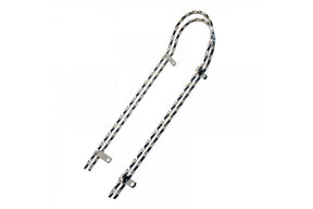 Sissy bar suport sa, profil patrat torsionat, dublu,lungime 18 inch, pentru roti de 20, material Otel, Crom