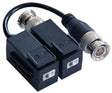 Video balun  DS-1H18-A, Video balun pasiv Hikvision,  DS-1H18-A ; set 2 bucati ( o bucata cu cablu si o bucata fara cablu); transmite semnal video pe cablu UTP pana la 350m; compatibil standard HDCVI/TVI/AHD/CVBS, greutate 39g