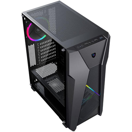 Carcasa Aqirys Canopus Midi Tower, fara sursa, black