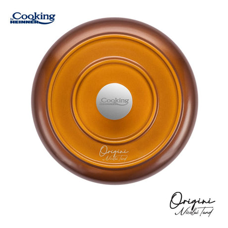 SEMIOALA ALUMINIU TURNAT + CAPAC 26x12.5 CM,5.8L, NICOLAI TAND, ORIGINI, COOKING BY HEINNER