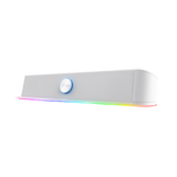 Soundbar Trust GXT 619W Thorne, putere maxima iesire 12W, freccventa raspuns 150 Hz - 20.000 Hz, impendata difuzor 4 Ohm, cu iluminare, alb
