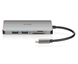 Hub USB DLINK DUB-M810, 8 porturi 3.0, gri