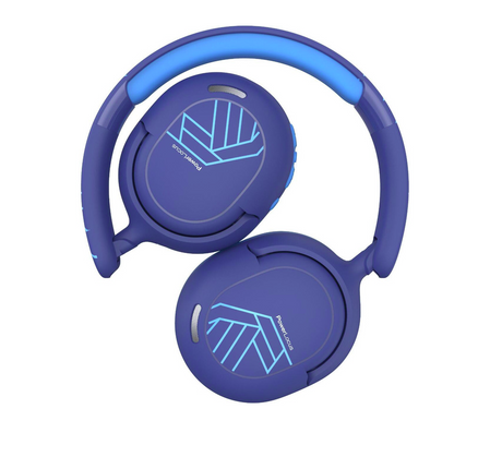 Casti Over-ear POWERLOCUS Lion Kids, wireless, Albastru