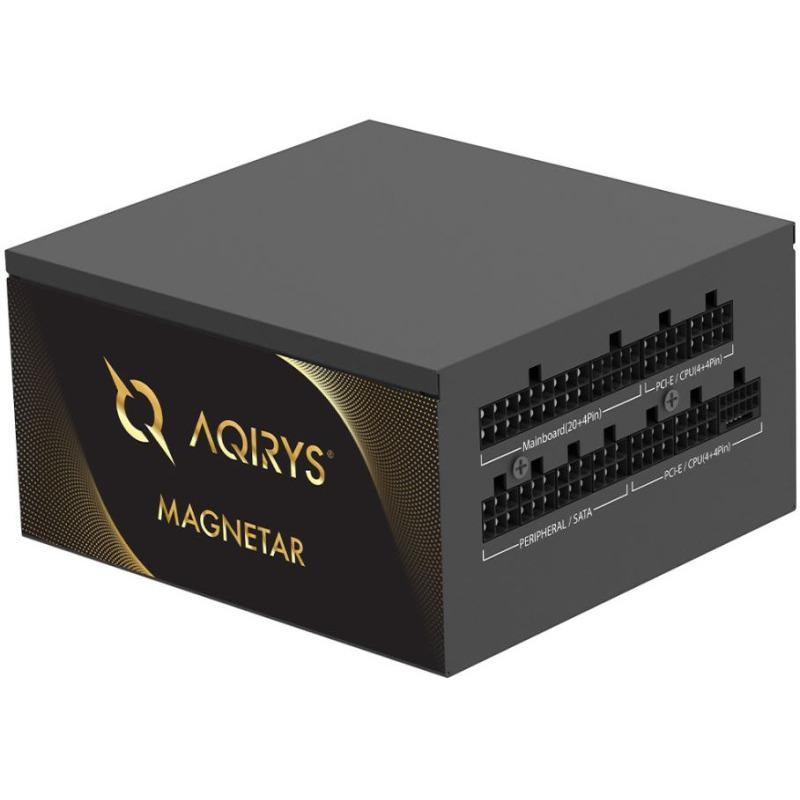 Sursa AQIRYS MAGNETAR 750W 80 PLUS GOLD, ATX, Active PFC, Full modulara, protectii OOP, UVP, OVP, SCP, NLO, SIP, OCP, OTP
