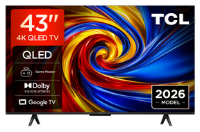 Televizor TCL QLED 43QLED780L, 108 cm, Smart Google TV, 4K, (Model 2026)
