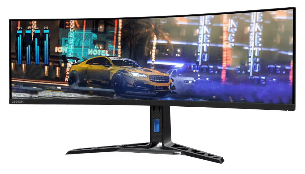 Monitor Gaming Lenovo Legion R45w-30, 44.5", 5120x1440, 165Hz , pivot, 2x HDMI® 2.1, 1x DP 1.4, 1x USB-C, AMD FreeSync™ Premium Pro