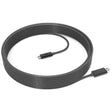 Cablu de date Logitech conector 1:USB ; conector 2:USB-C, lungime 10m, negru