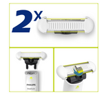 Lame de schimb PHILIPS OneBlade Intimate, unisex, 2 bucăți