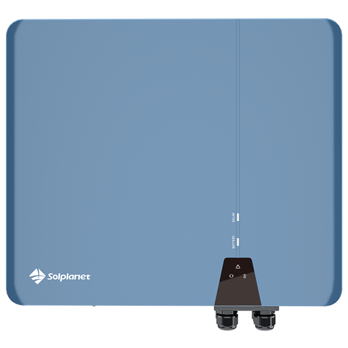 Solplanet hybrid inverter ASW6000H-T2 asymmetric AFCI6kW, 3P, 2 MPPT, w/Dongle WLAN, 2*20A, w/EPS, DC w/SPD, AC w/MOV, DC w/SUNCLIX,  AC w/Handa, w/three-phase four-wire, w/AFCI, w/Modbus TCP