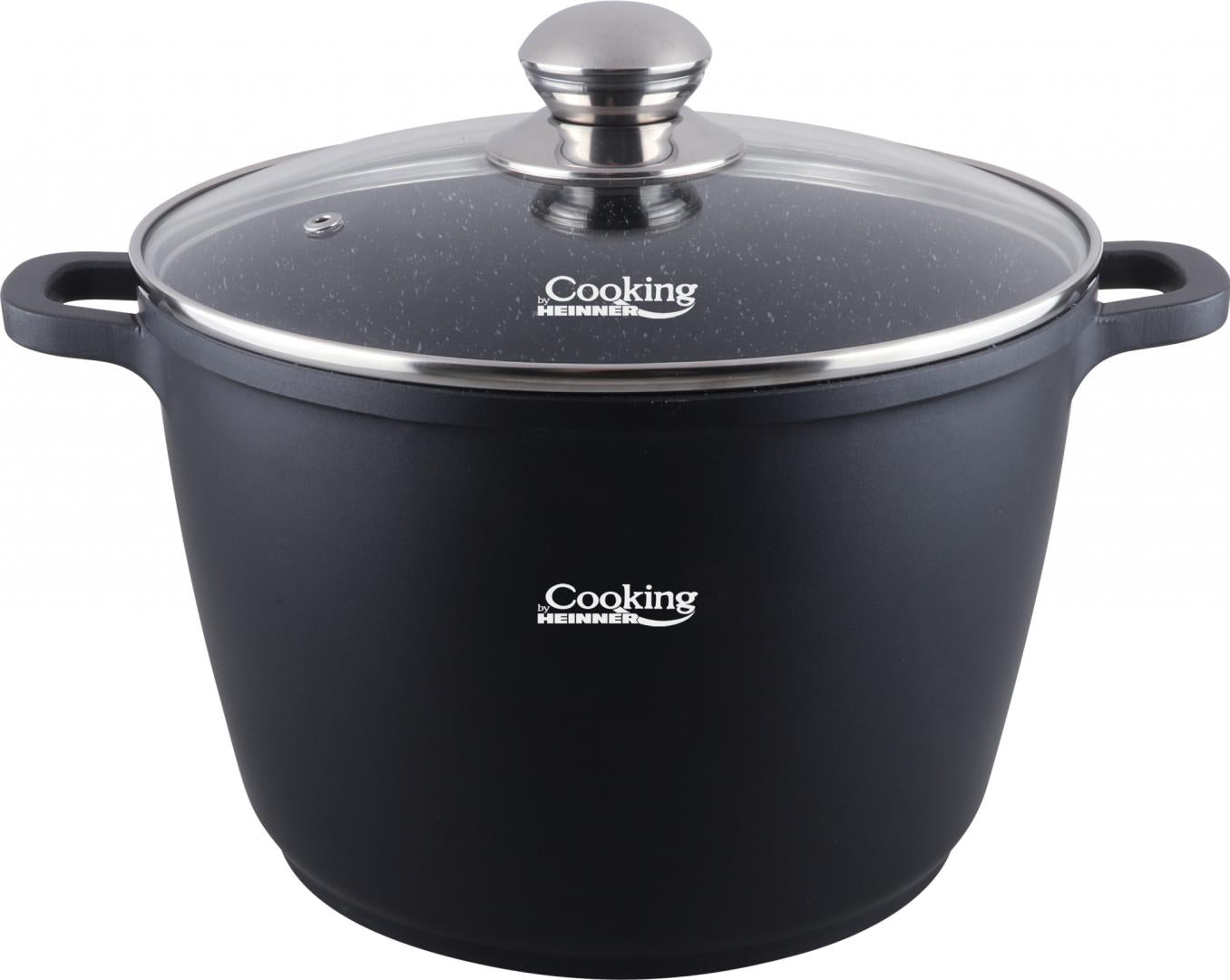 OALA ALUMINIU TURNAT+CAPAC, 28 cm x 20 cm , 10 L, DARK LINE, COOKING  BY HEINNER
