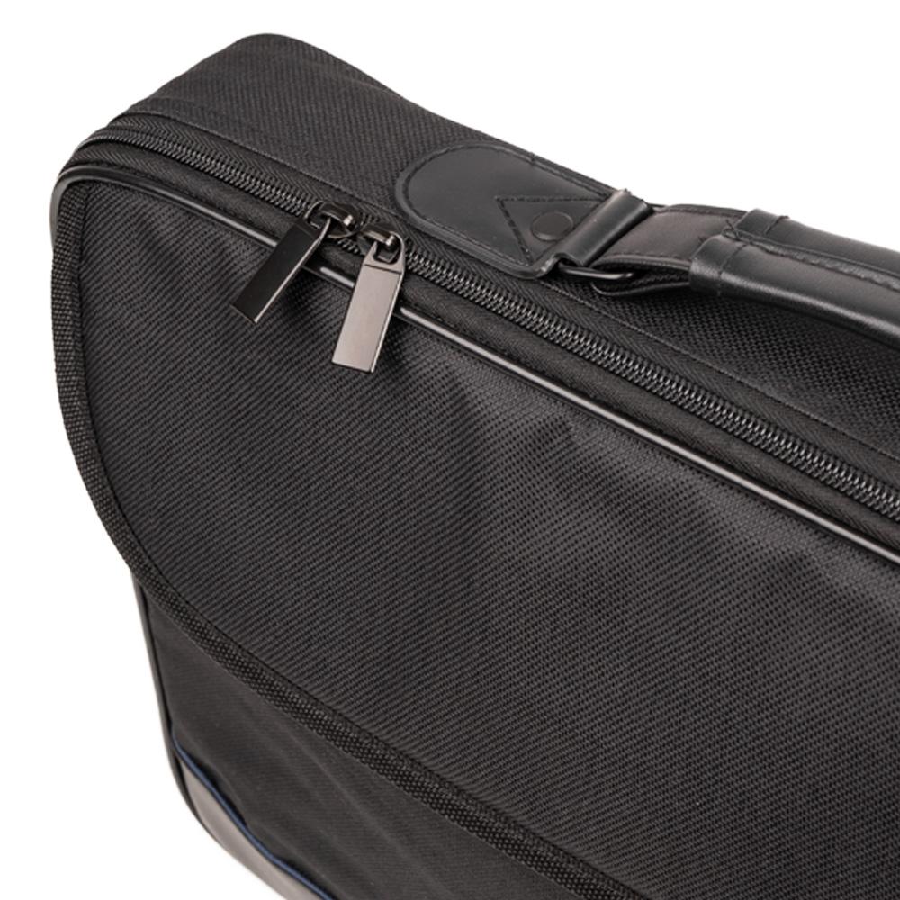 Geanta laptop Spacer, pentru laptopuri cu diagonala de de max. 17.3″, 1 compartiment, buzunar frontal, waterproof, material plastic/nylon, negru