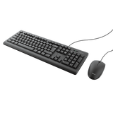 Kit tastatura + mouse Trust Primo, wired, negru