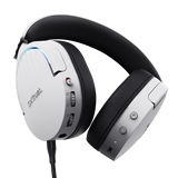 Casti gaming Trust GXT 491W Fayzo wireless, conectivitate bluetooth, incarcare USB-c, frecventa de raspuns 20 Hz - 20.000 Hz, sensivitate 100 dB, alb