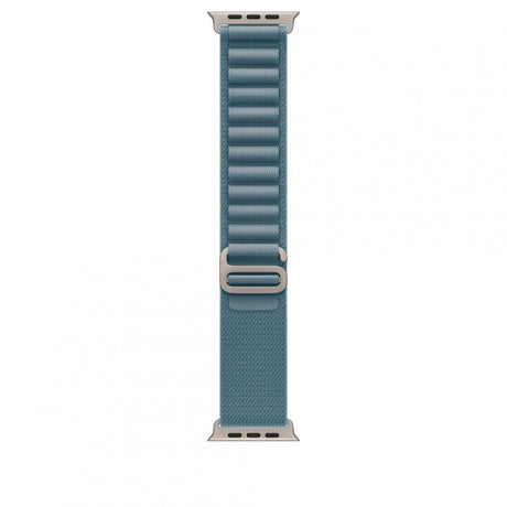 49mm Light Blue Alpine Loop - Small - Natural Titanium Finish