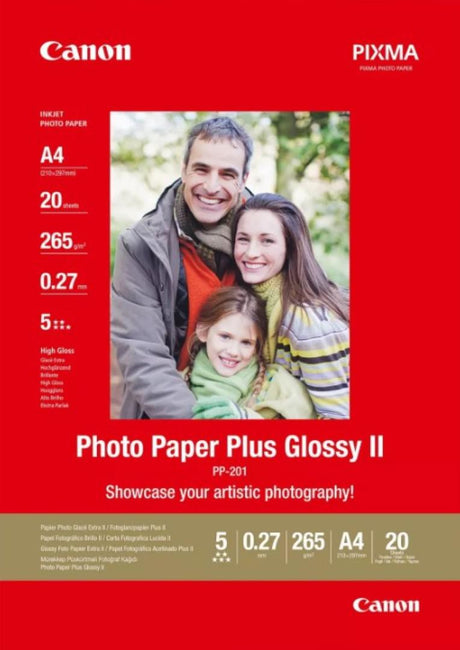 CANON PP-201S 10x15CM GLOSSY PHOTO PAPER, 265gsm
