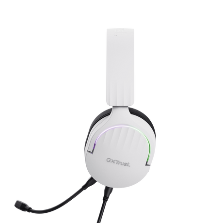 Casti gaming TrustGXT 490P Fayzo cu fir, interfata USB 2.0, frecventa de raspuns 20 Hz - 20.000 Hz, sensivitate 100 dB, alb