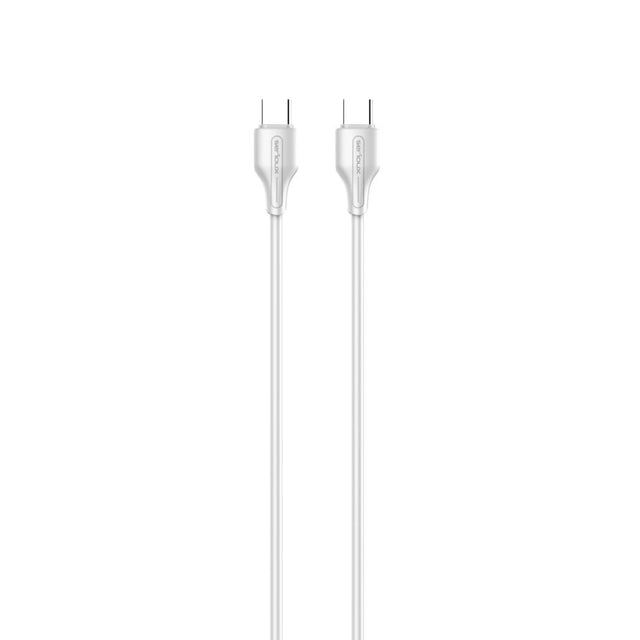 Cablu Serioux TYPE-C - TYPE-C 1M60W.Lungime: 100 cm, Ieșire: 65W, tip cablu: USB-C la USB-C, culoare: Alb, funcție: încărcare și sincronizare