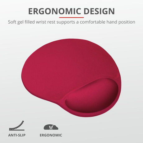 Mouse pad Trust BigFoot Mouse Pad, Small, red